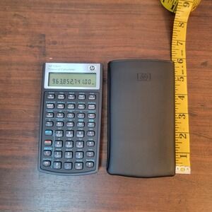 HP 10bII+ Financial Calculator Slip Cover Case Tested Working‎ Business College